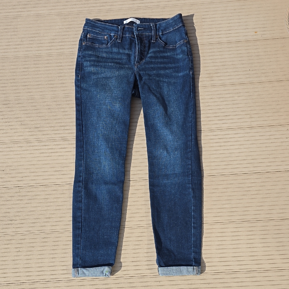 LC Lauren Conrad Indigo Straight-Leg Women's Jeans Size